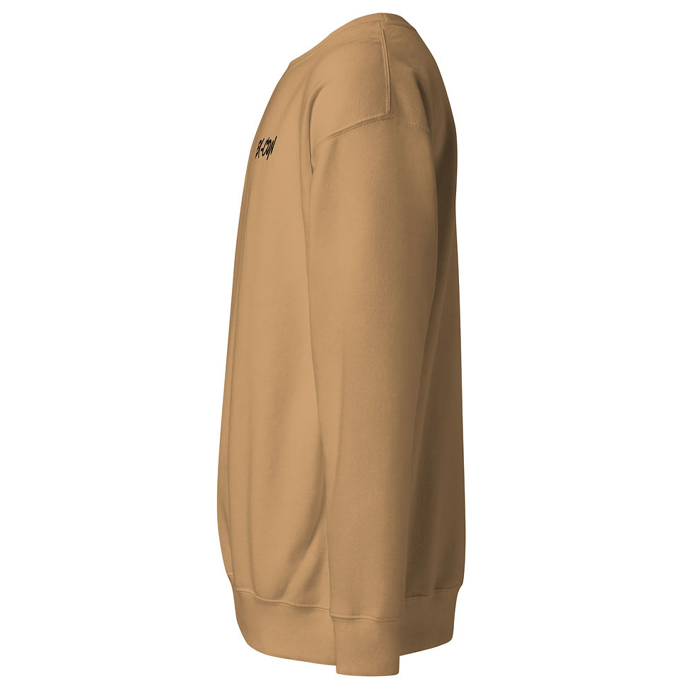 Thumbnail: EX-CON Khaki Premium Sweatshirt – Unisex Crewneck, Minimal Streetwear