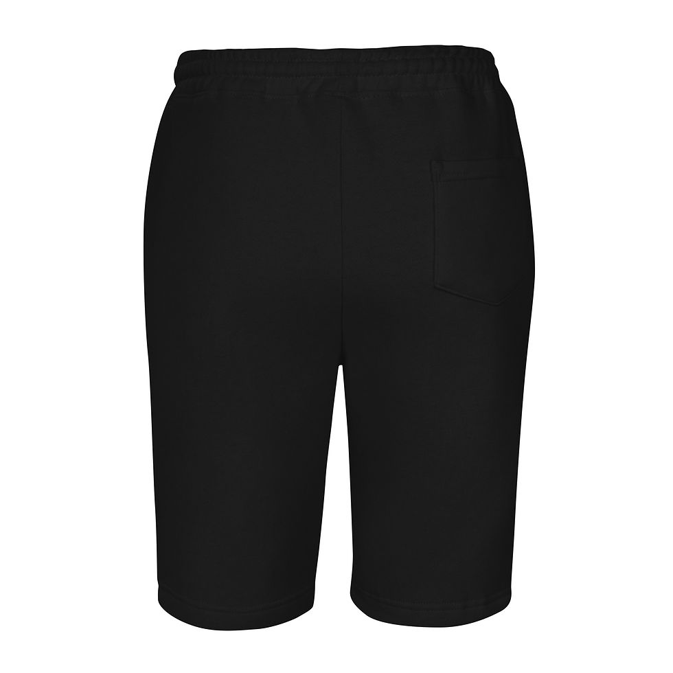 Thumbnail: EX-CON Black Men’s Fleece Shorts – Premium Lounge Shorts