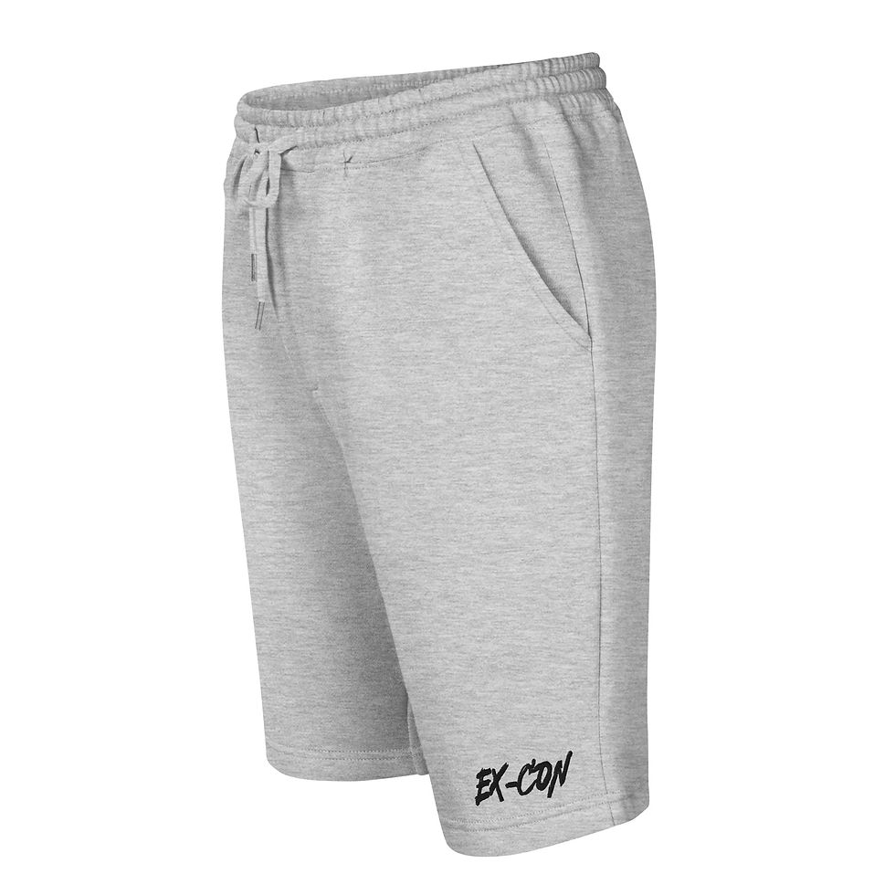 Thumbnail: EX-CON Men’s Fleece Shorts – Soft Cotton Lounge Shorts