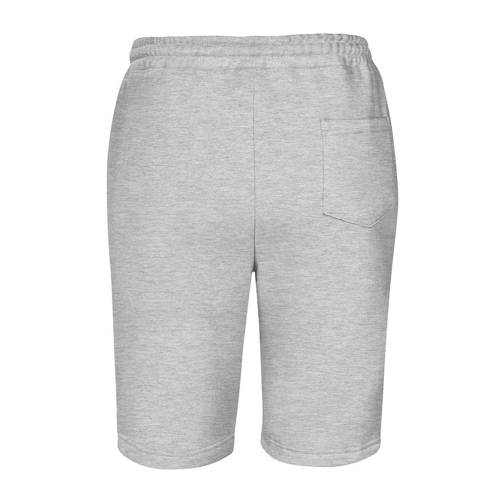 Thumbnail: Men’s Gray Fleece Shorts – Comfort Streetwear | Soft Athletic Lounge Shorts