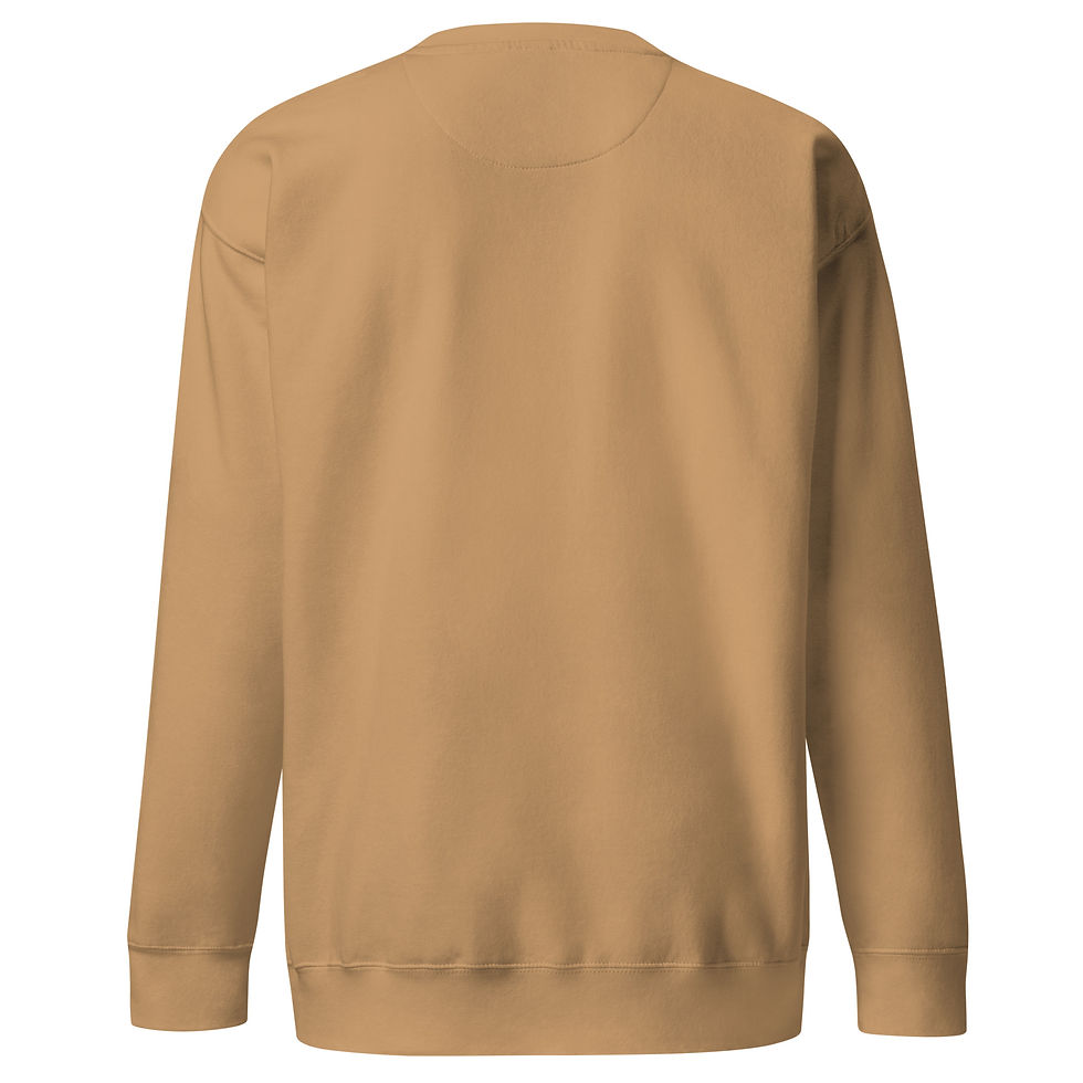 Thumbnail: Khaki GUILTY Unisex Sweatshirt – Minimal Fleece Pullover