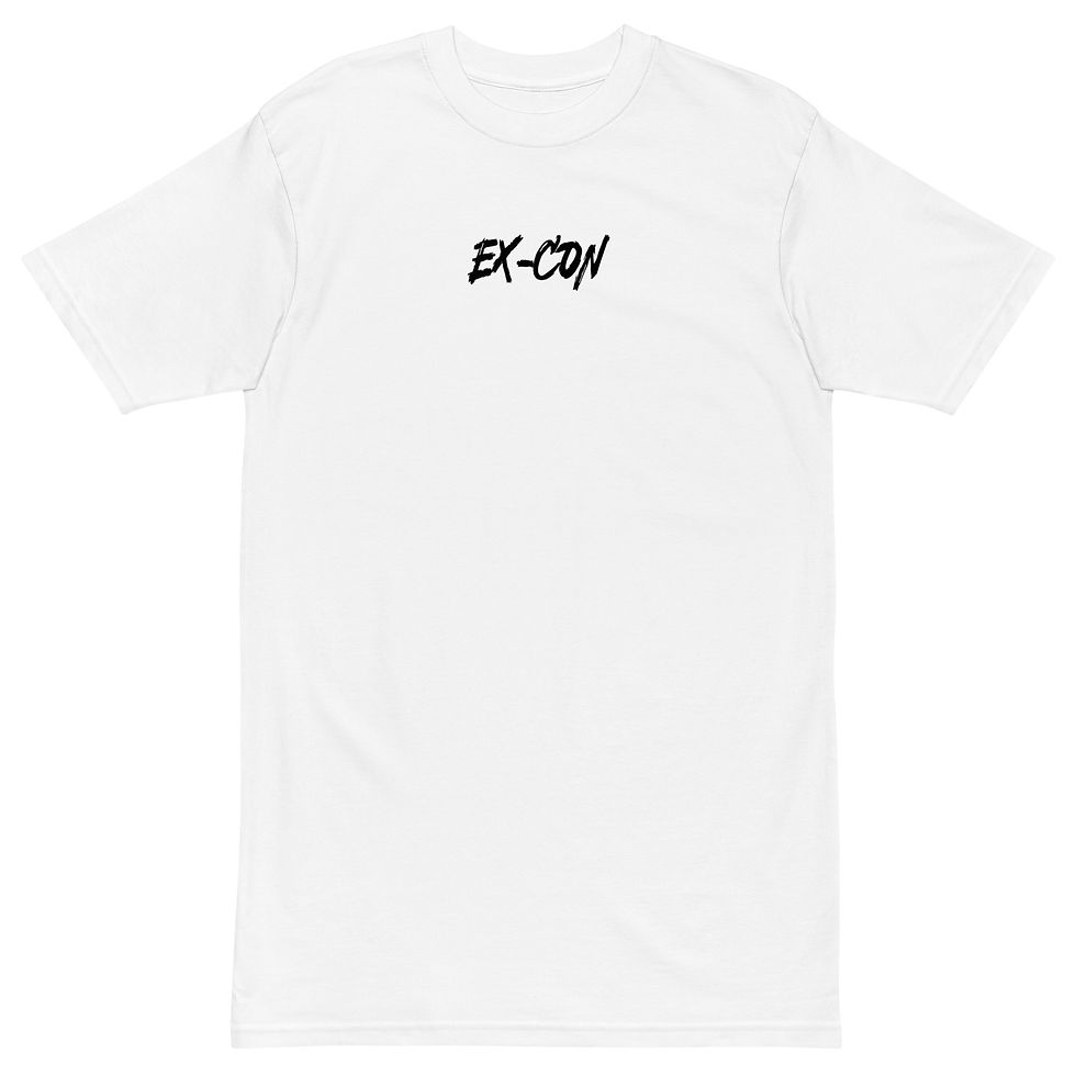 Thumbnail: EX-CON Premium Heavyweight White T-Shirt | Men’s Structured Cotton Tee
