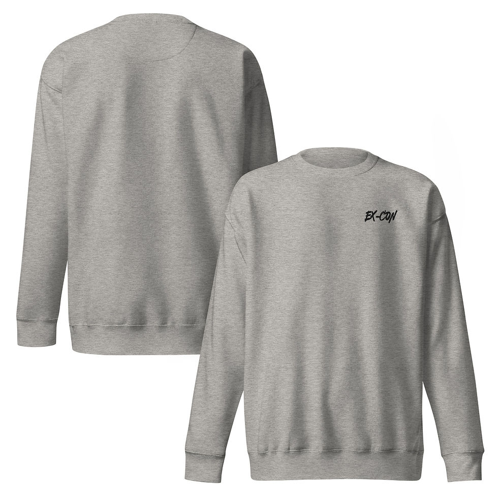 Thumbnail: EX-CON Crewneck Sweatshirt – Modern Streetwear