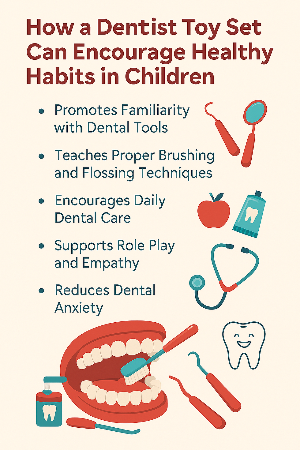 How a Dentist Toy Set Can Encourage Healthy Habits in Children?
