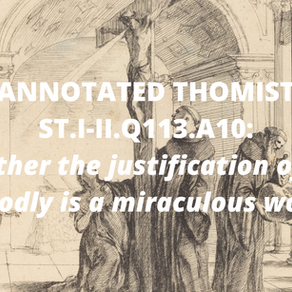 Whether the Justification of the Ungodly is a Miraculous Work?