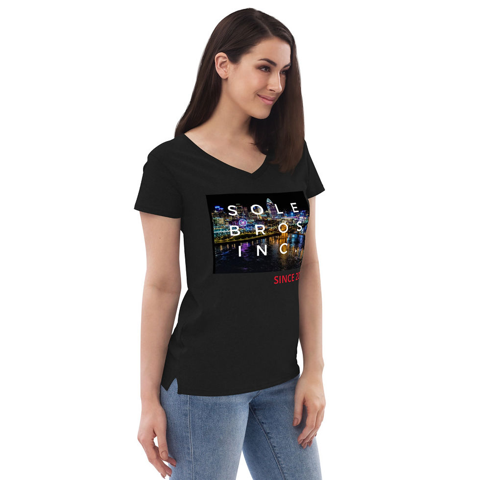 Thumbnail: Sole Bros 513Drip Women’s recycled v-neck t-shirt