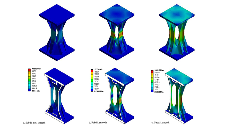 Continuous Approximation of Shellular Funicular Structures