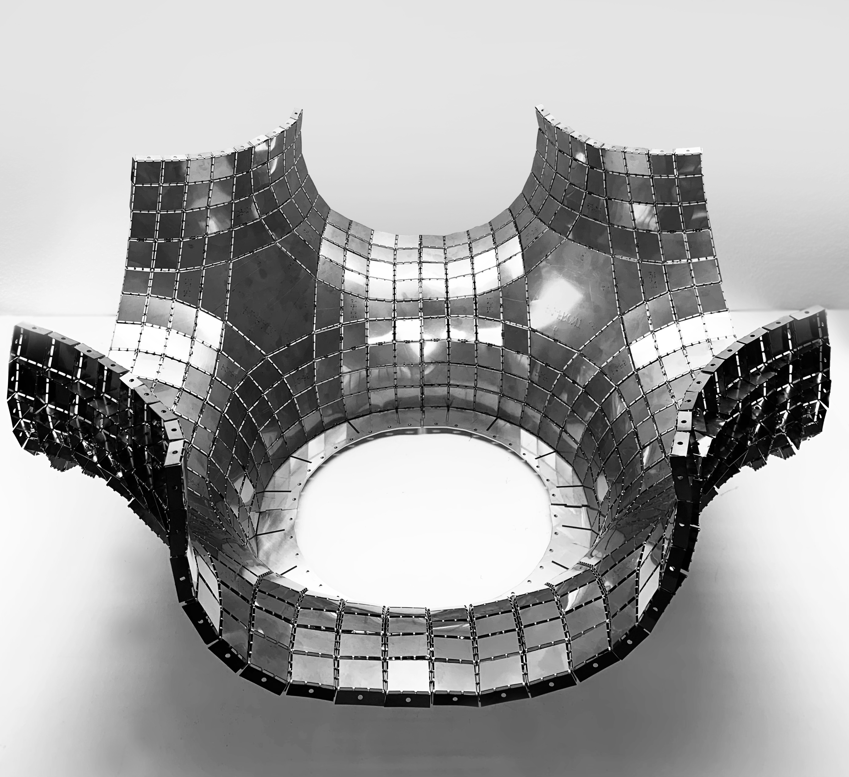 Self-folding Origami Structures