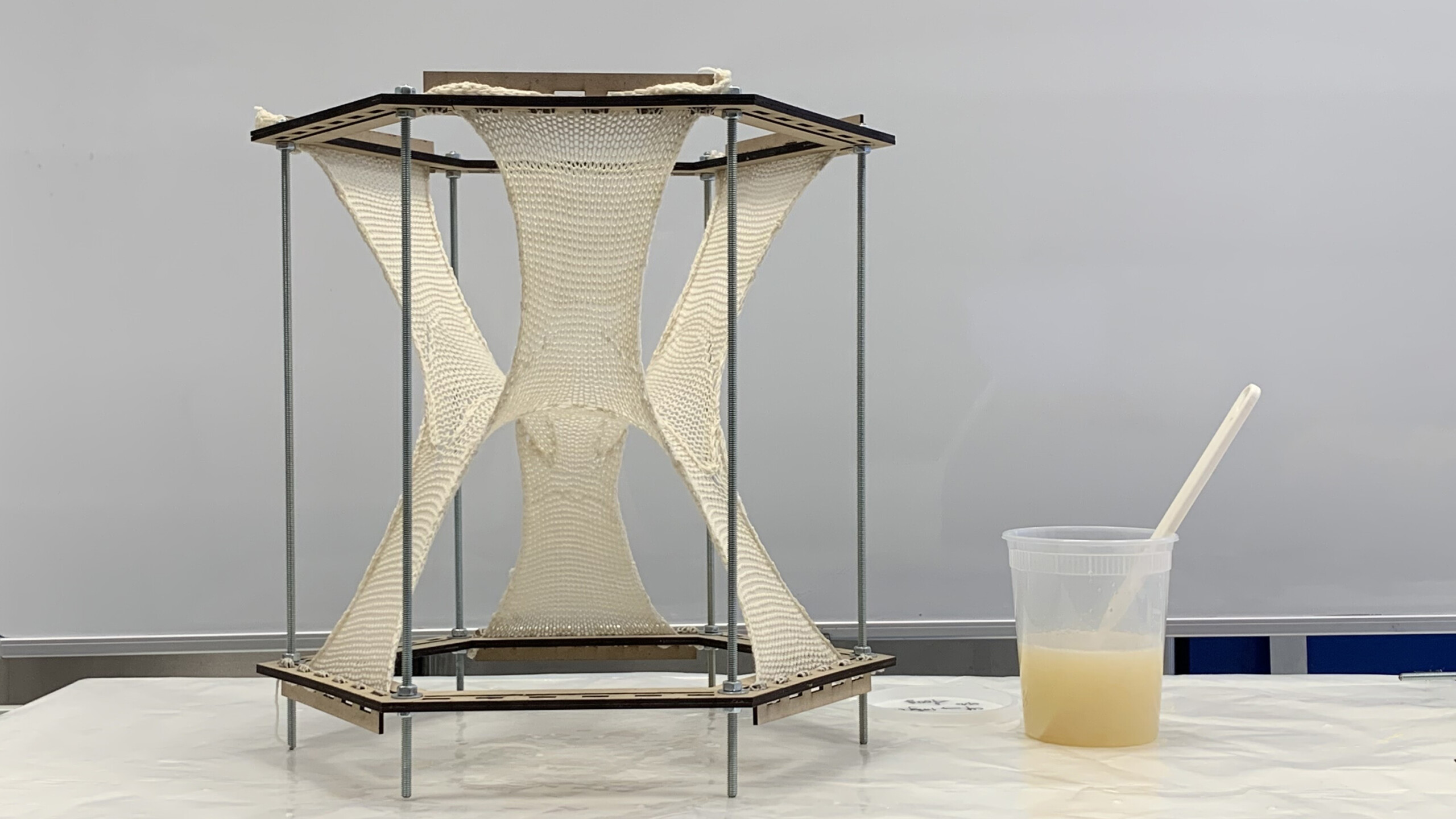 Bio-Based Composite Spatial Shell Structures