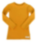 Athletic Gold Long Sleeve Plain and Simple Kozie Compression Shirt by Kozie Clothes