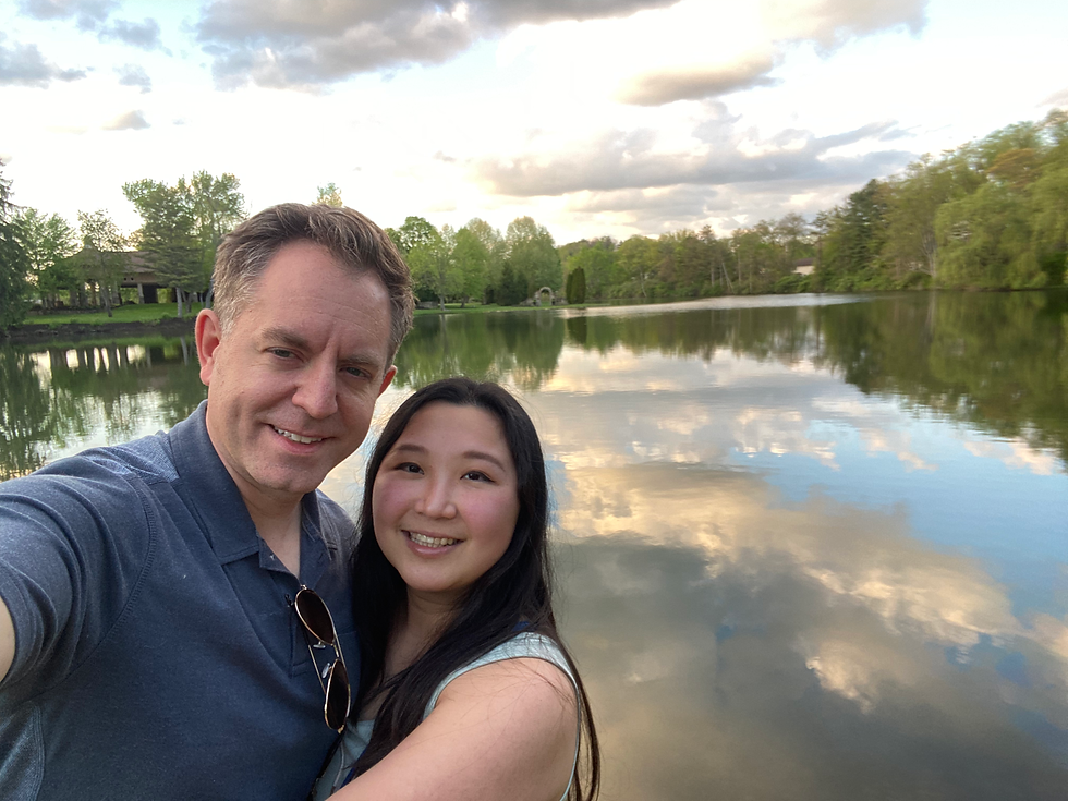 Jerry and Gloria at Garvasi Vineyard for their 9 years anniversary since first date ;)