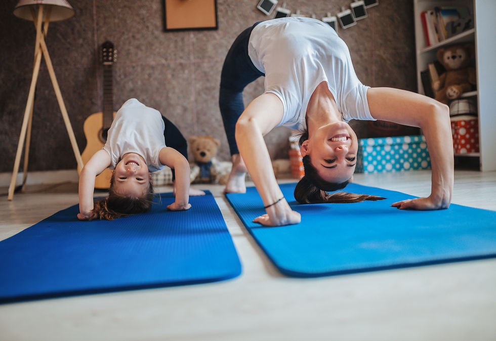 yoga with parent The Vestibular System and Activities You Can Do at Home by kozie clothes