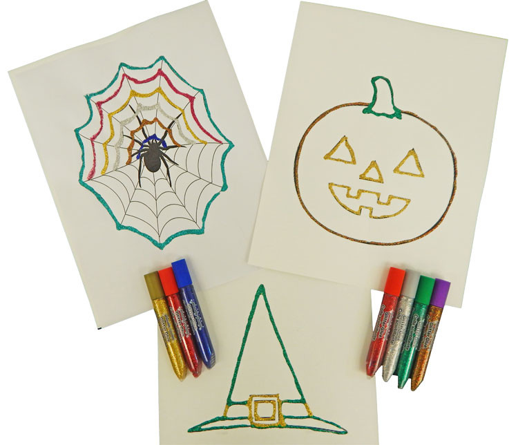 glitter paper crafts by kozie clothes