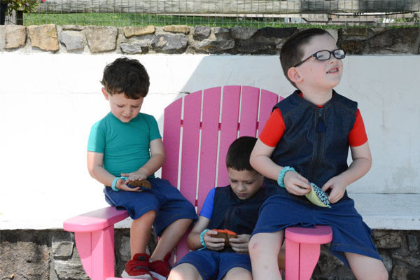 Thumbnail: Kids playing with Quiet-Fun Sensory Fidget/Special Needs Therapy Tool for Kids by Kozie Clothes