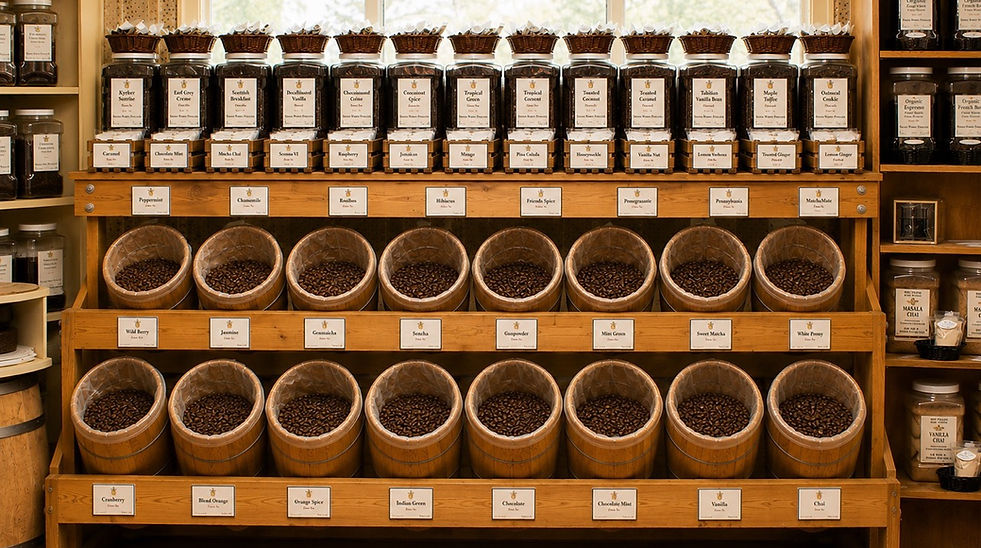 The Coffee Colony Coffee Selections Front View