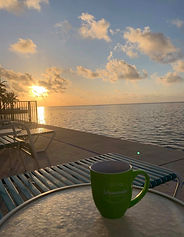"Enjoying my Coffee Colony coffee from Islamorada Florida!"