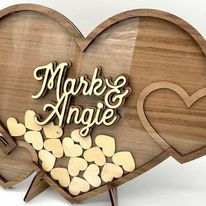 Custom Wood name Sign for weddings events home by Pop Pop's Workshop