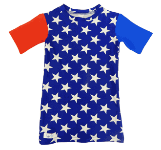 Kozie Star Spangled Compression Shirt by Kozie Clothes