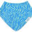 Thumbnail: Blue Waves Pattern High Performance Kids Kozie Kool Drool Bib Wrap by Kozie Clothes