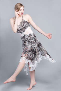 Dress design and made by Gloria MacGillis for her fashion degree final