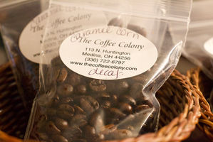 the coffee colony Coffee sample bags