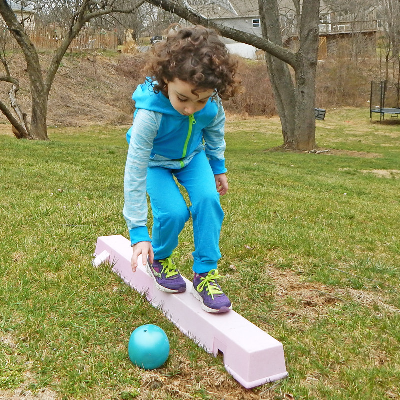child on beam child core strength by kozie clothes