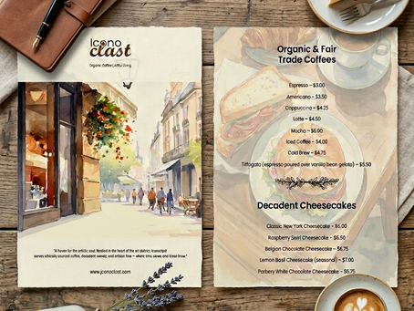 Menu Layout Design