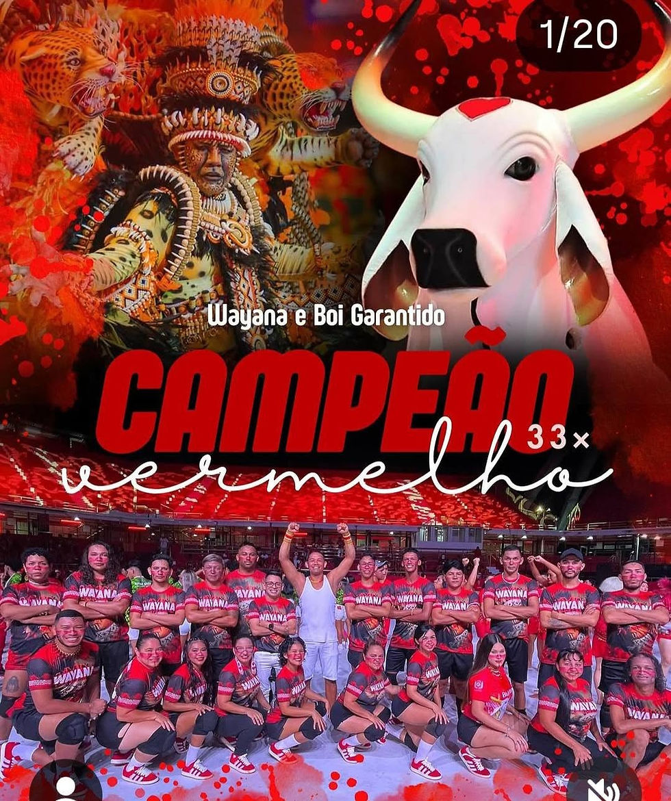 Guerreiros Wayana levam a cultura do Amapá ao maior espetáculo da Amazônia