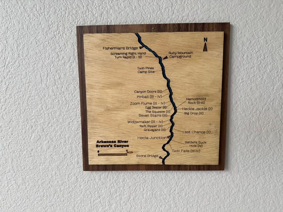 Thumbnail: Arkansas River - Brown's Canyon River Map 9x9