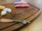 Thumbnail: Personalized Arched Solid Hardwood Cutting Board