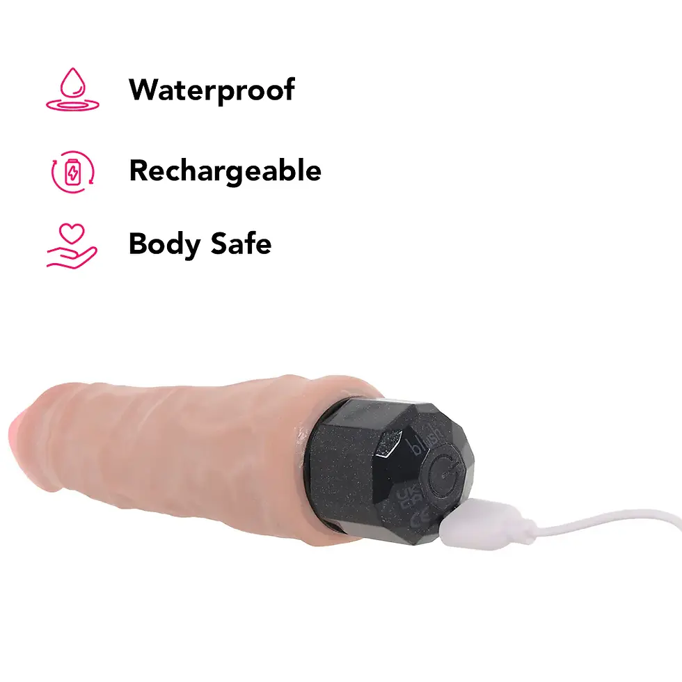 Thumbnail: 9 Inch Fat Boy Vibrator Penis