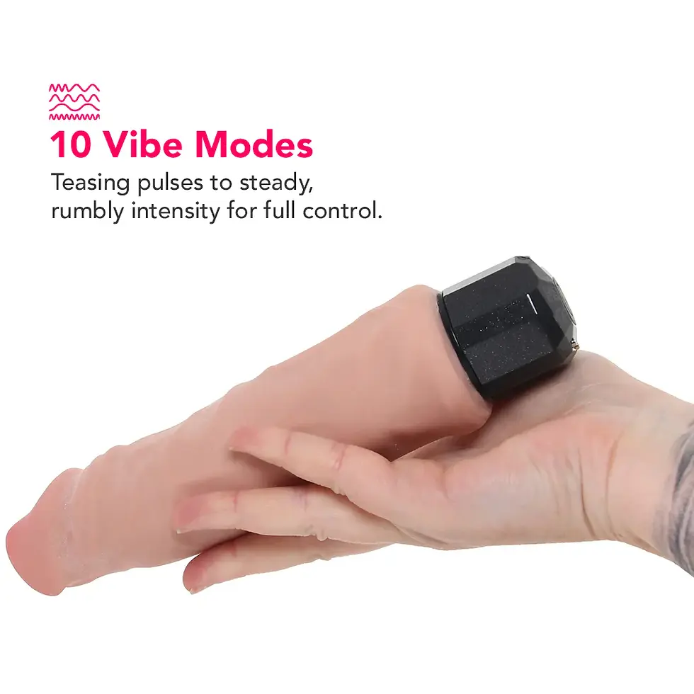Thumbnail: 9 Inch Fat Boy Vibrator Penis