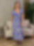 Printed Tie Front Midi Dress