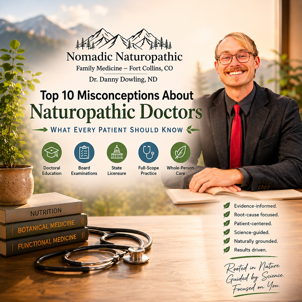 Top 10 Misconceptions about Naturopathic Medicine and Naturopathic Doctors