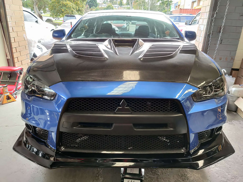 Thumbnail: Mitsubishi Lancer Custom RGB Led Headlights*