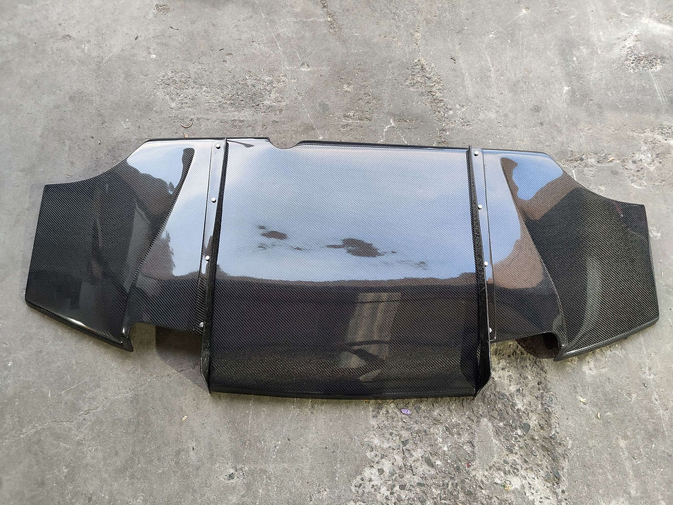 Thumbnail: Mitsubishi Lancer Varis Style Rear Diffuser