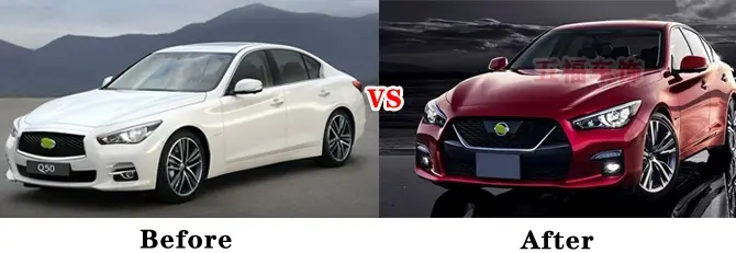 Thumbnail: INFINITI Q50/Q50L GTR Style Front Bumper