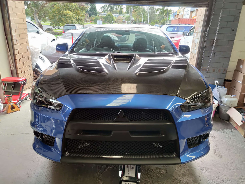 Thumbnail: Mitsubishi Lancer Custom RGB Led Headlights*