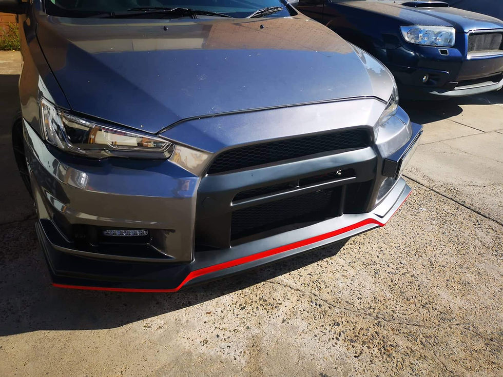 Thumbnail: Mitsubishi Lancer/Evo X 07-17 - Varis V2 Style Front Bumper