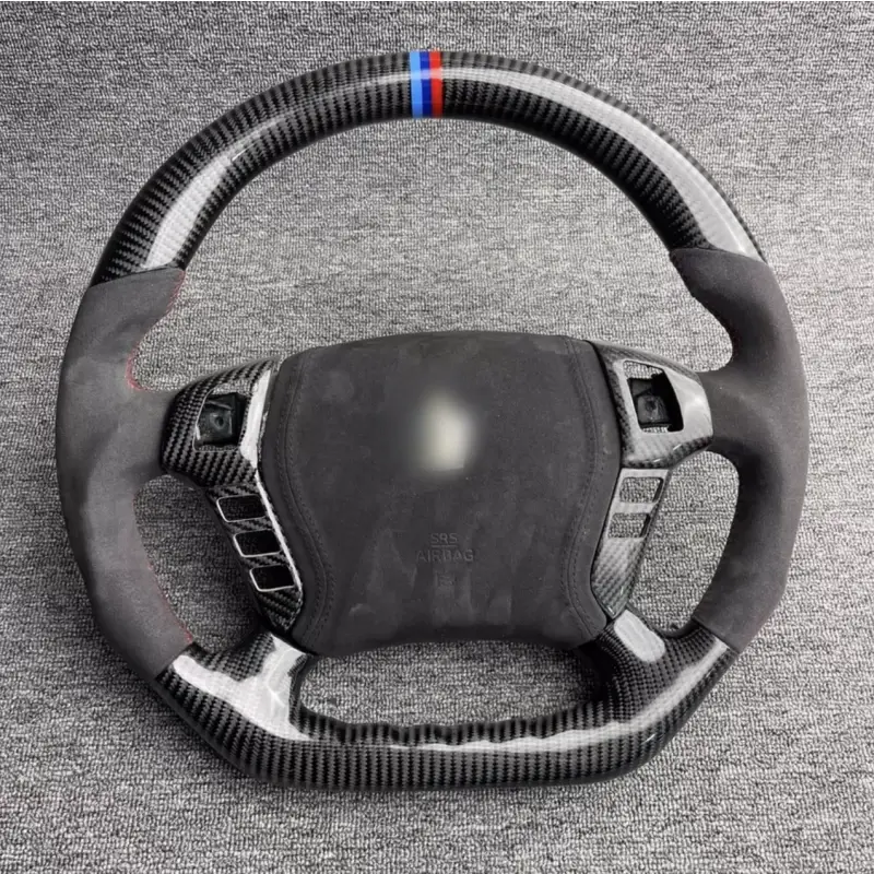 Thumbnail: Premium Carbon Fiber Steering Wheel For Toyota Crown 12th & 13th