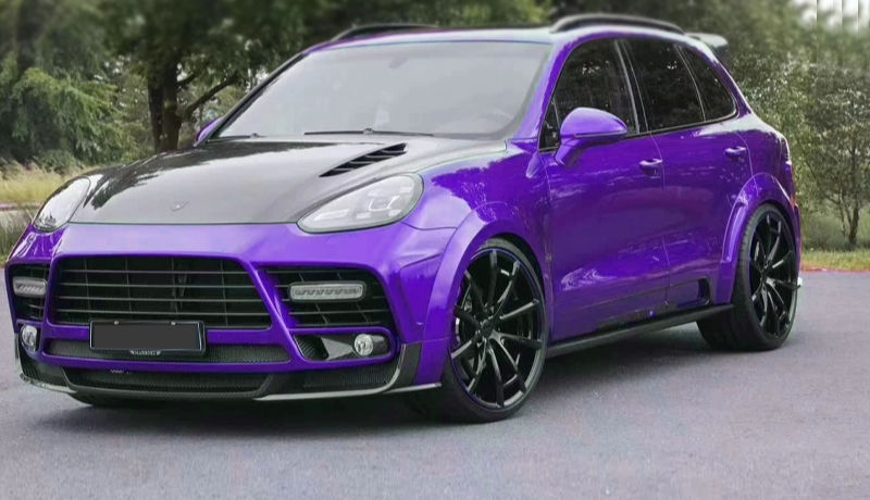 Thumbnail: M Style Bonnet For Porsche Cayenne 958.2 modified
