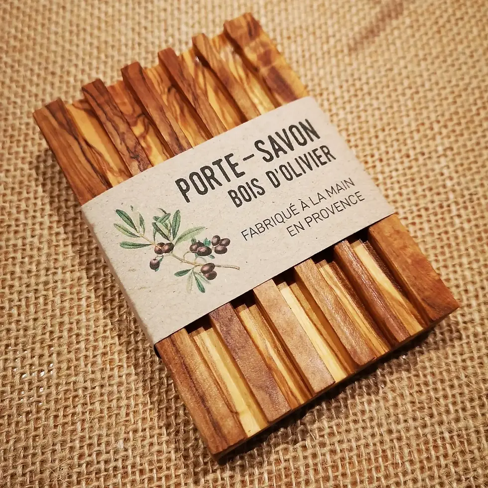 Miniature : Porte savon bois d'olivier de la marque Ecume, savonnerie à Arles