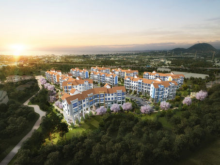 조감도제작에 필요한 항공사진촬영대행. 제주도 조천읍 함덕 북촌 부근 부동산 땅 타운하우스 건축부지 드론촬영