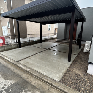 カーポート設置完了！