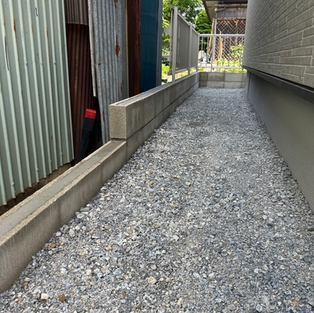 ブロック積み（土止め）