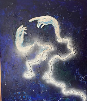 Erschaffung des Adam frei nach Michelangelo