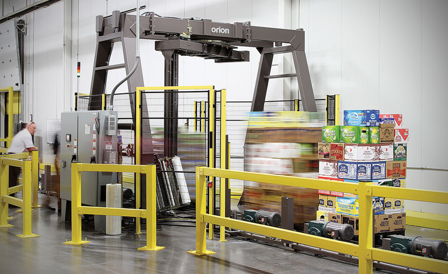 stretch wrapping machine