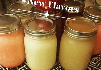 New Flavors!!!!😍 #cranberry-ginger #pineapple-coconut #mango #vanila-cinnamon #SEAMOSS-GE