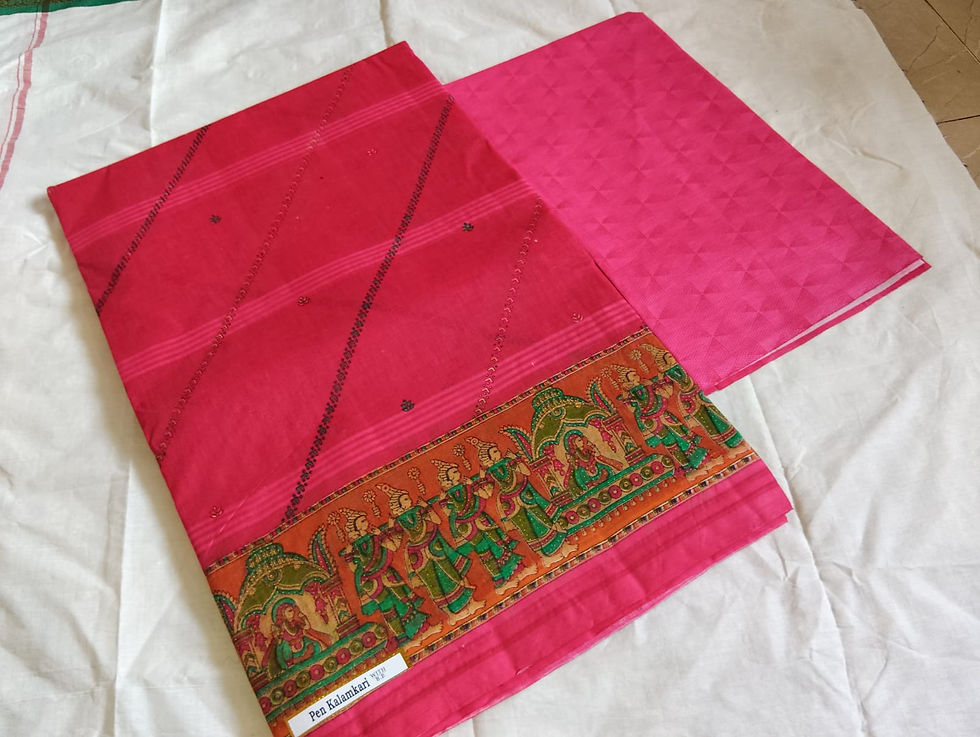 Thumbnail: Digital Kalamkari Saree