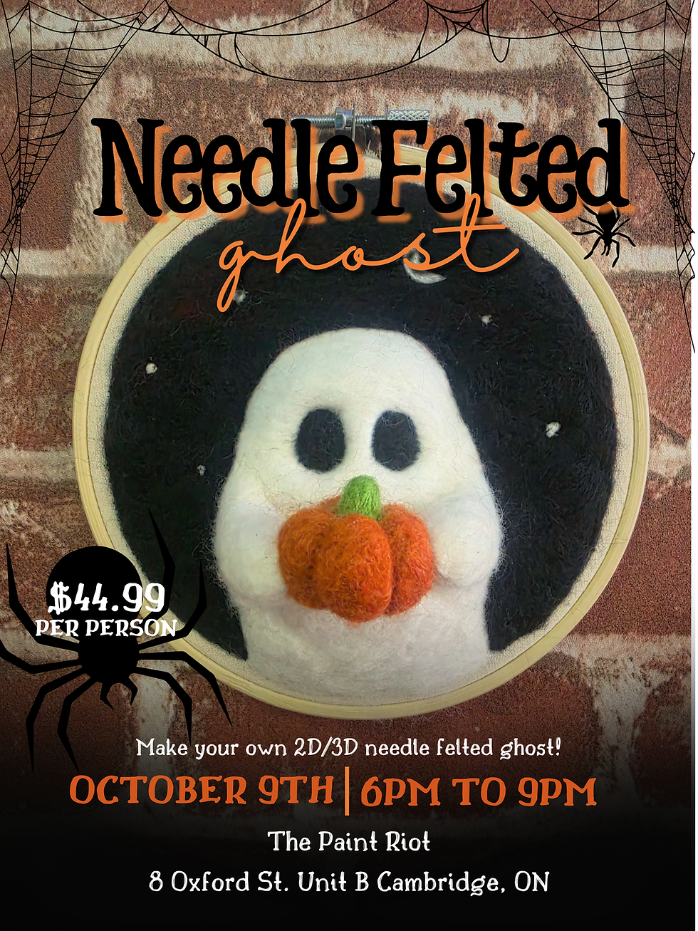 Needle Felted Ghost Workshop